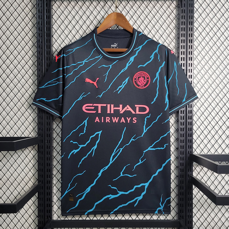 （S-4XL）2023/2024 Manchester City Third Away Soccer Jersey