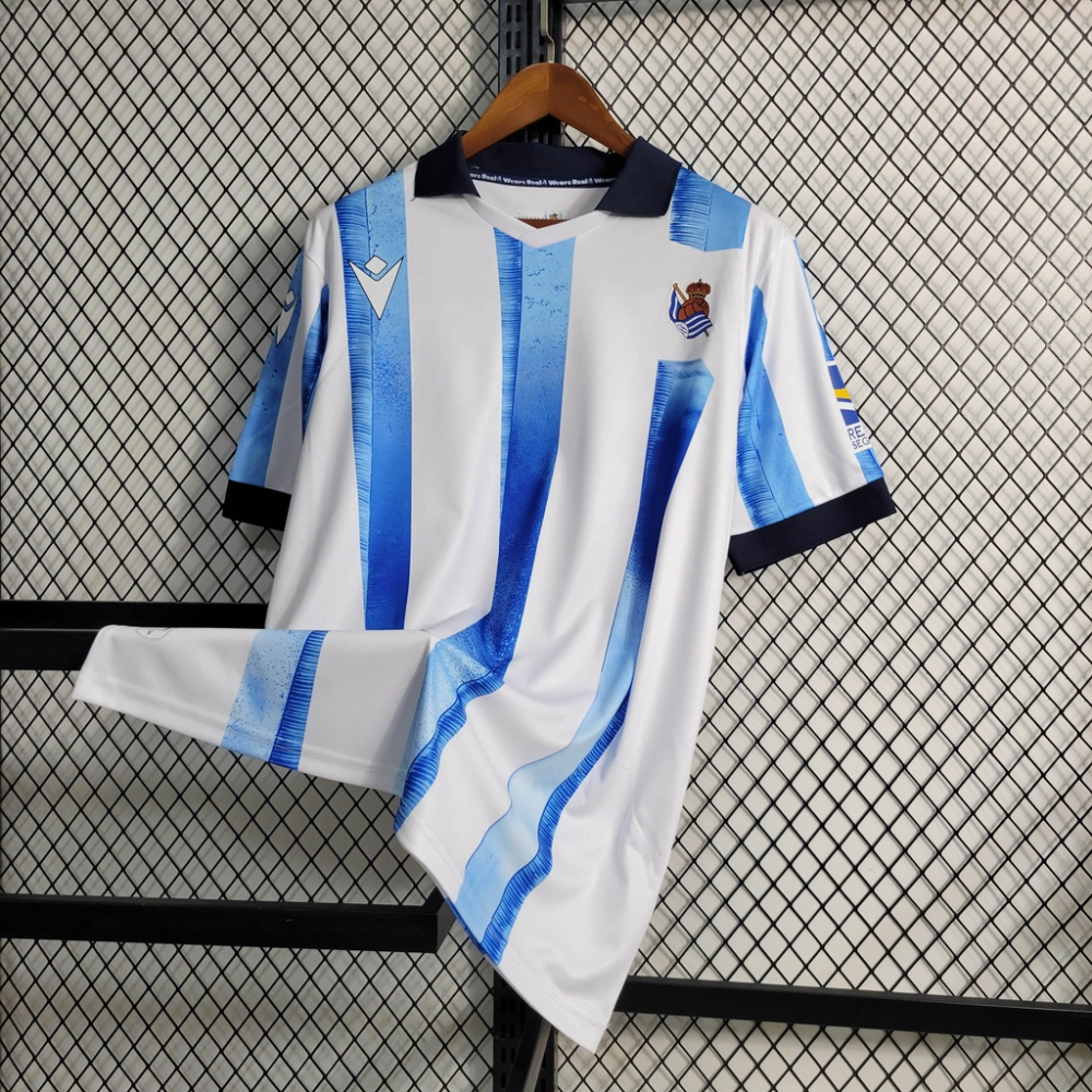 2023/2024 Real Sociedad Home Soccer Jersey