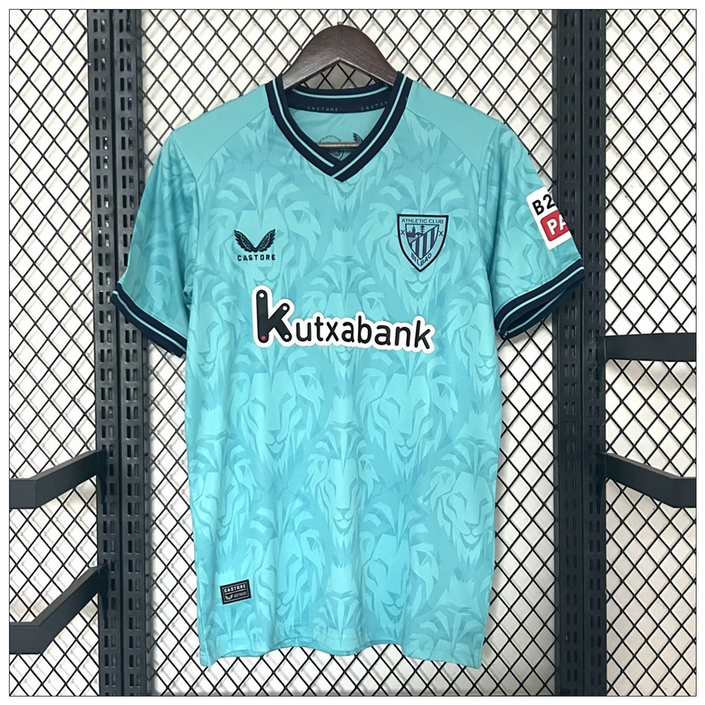 11 copy top quality 2023/2024 Athletic Club Away blue black Soccer Jersey