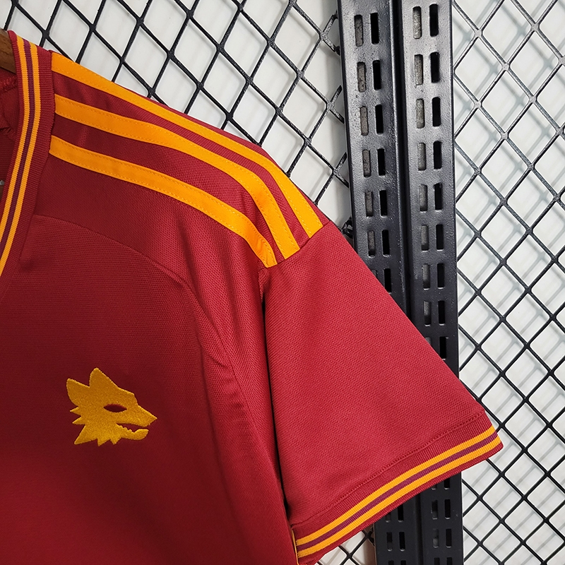 （S-4XL）2023/2024 As Roma Home Soccer Jersey