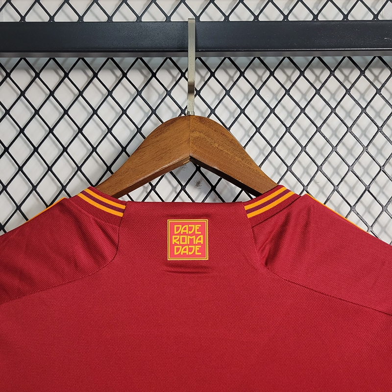 （S-4XL）2023/2024 As Roma Home Soccer Jersey