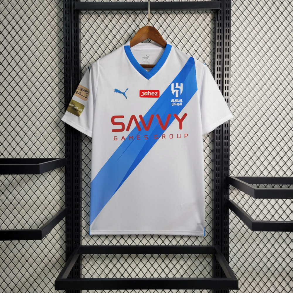 (S-4XL) 2023/2024 AI Hilal Away Soccer Jersey