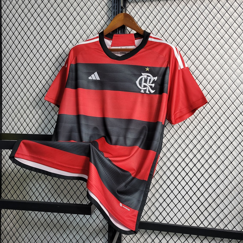 S-4XL) 2023/2024 Flamengo Home Soccer Jersey