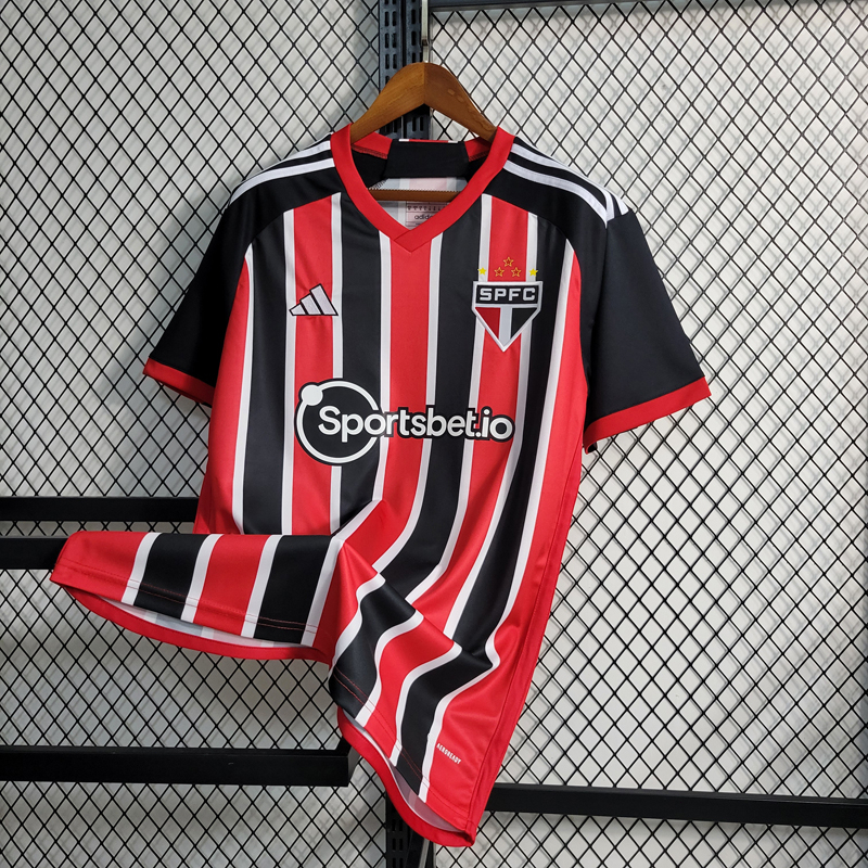 （S-4XL) 2023/2024 Sao Paulo Away Soccer Jersey