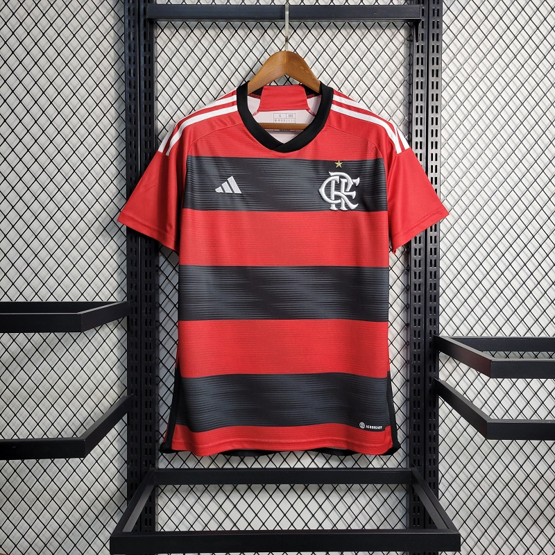S-4XL) 2023/2024 Flamengo Home Soccer Jersey