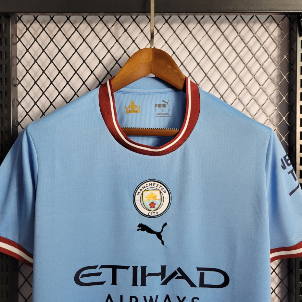 （S-4XL） 2022/2023 Manchester City Home Soccer Jersey