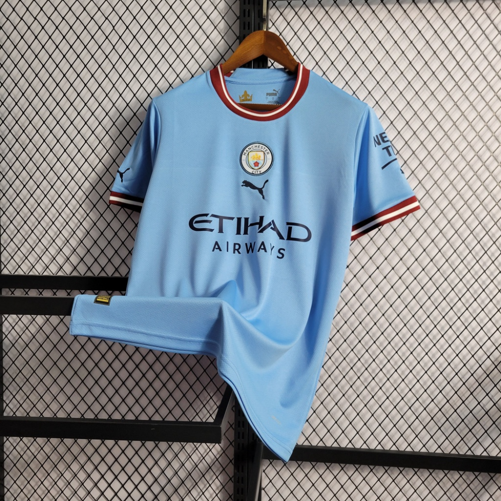 （S-4XL） 2022/2023 Manchester City Home Soccer Jersey