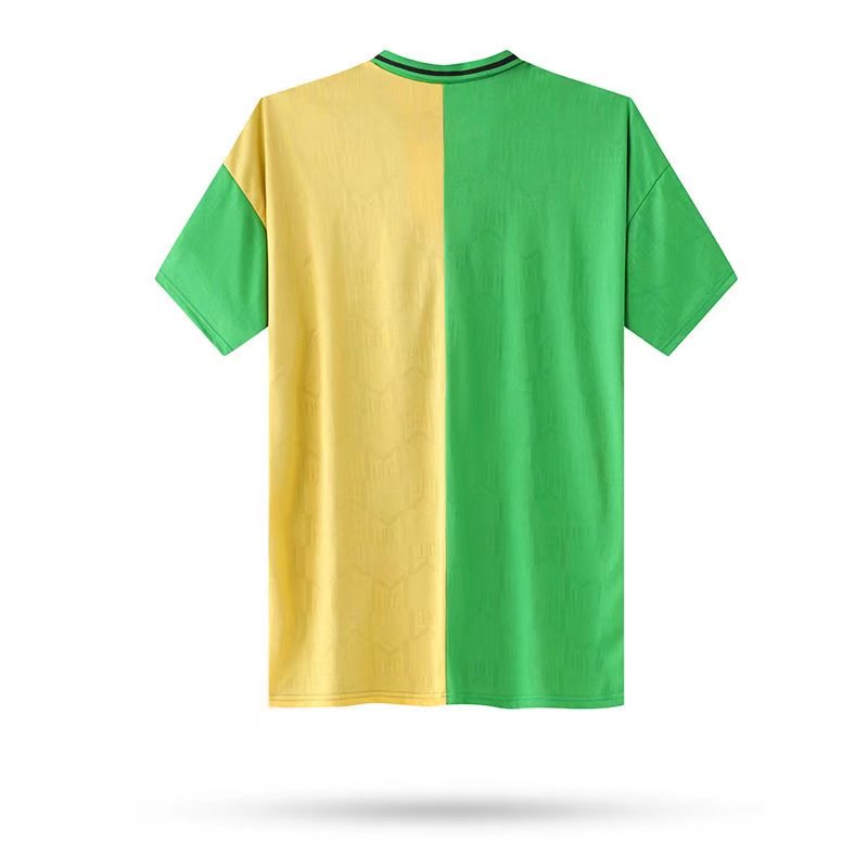 1:1 copy top quality 1993 Manchester United Retro Away green yellow Soccer Jersey