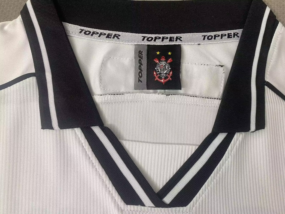 1999 Corinthians Retro Home Soccer Jersey