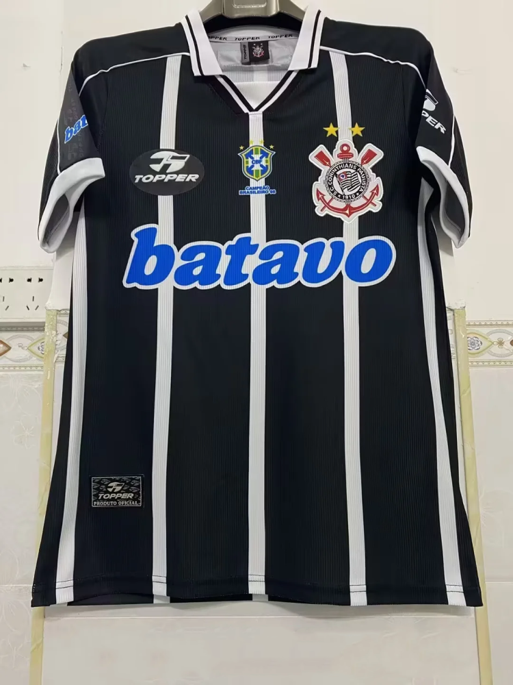 1999 Corinthians Retro Away Soccer Jersey