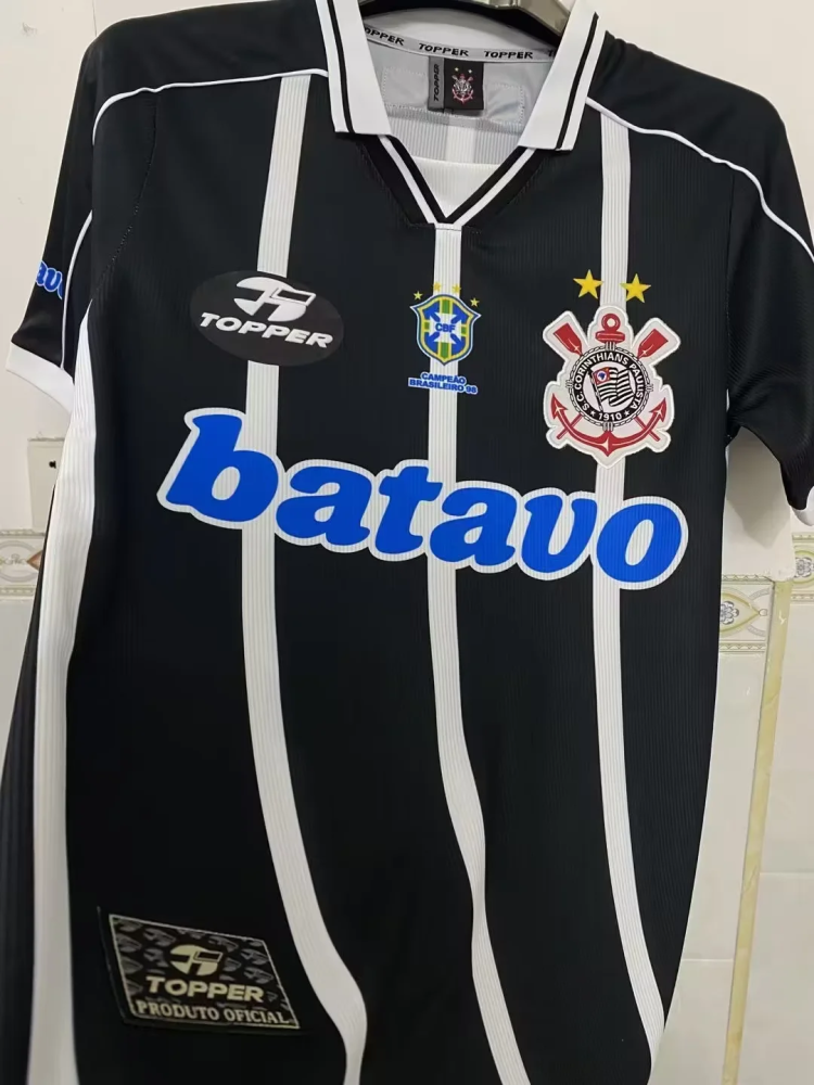 1999 Corinthians Retro Away Soccer Jersey