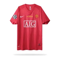 2007/2008 Manchester United Retro Home Soccer Jersey
