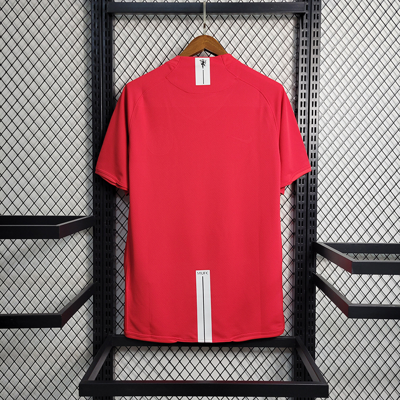 2007/2008 Manchester United Retro Home Soccer Jersey