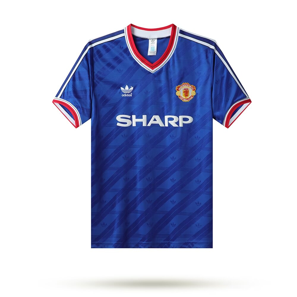 1986/1988 Manchester United Retro Third away game Soccer Jersey