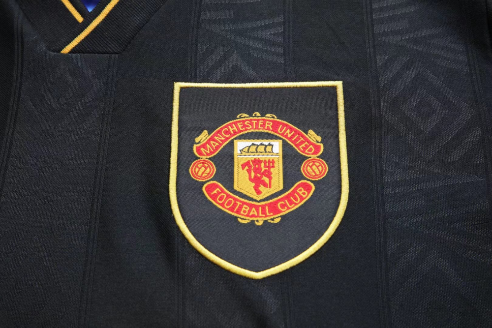 1994/1995 Manchester United Retro Away Long Sleeved Soccer Jersey