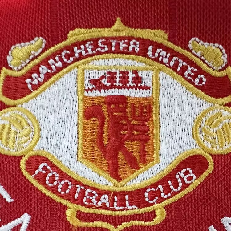 1983 Manchester United Retro Home Long Sleeved Soccer Jersey