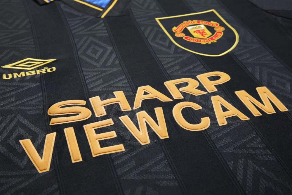 1994/1995 Manchester United Retro Away Long Sleeved Soccer Jersey