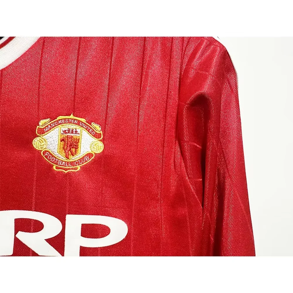 1982/1983 Manchester United Retro Away Long Sleeved Soccer Jersey