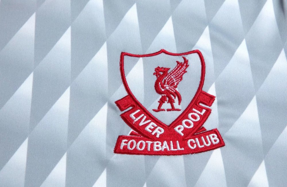 1990/1991 Liverpool Retro Away Long Sleeved Soccer Jersey