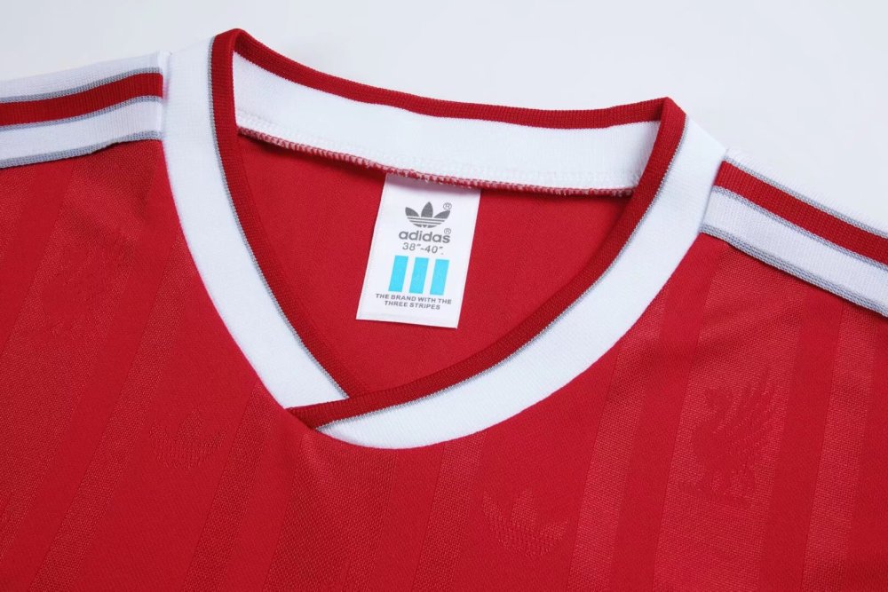 1988/1989 Liverpool Retro Home Soccer Jersey