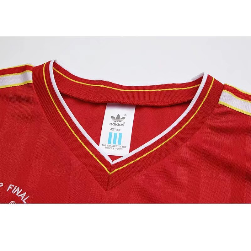 1985/1986 Liverpool Retro Home Long Sleeved Soccer Jersey