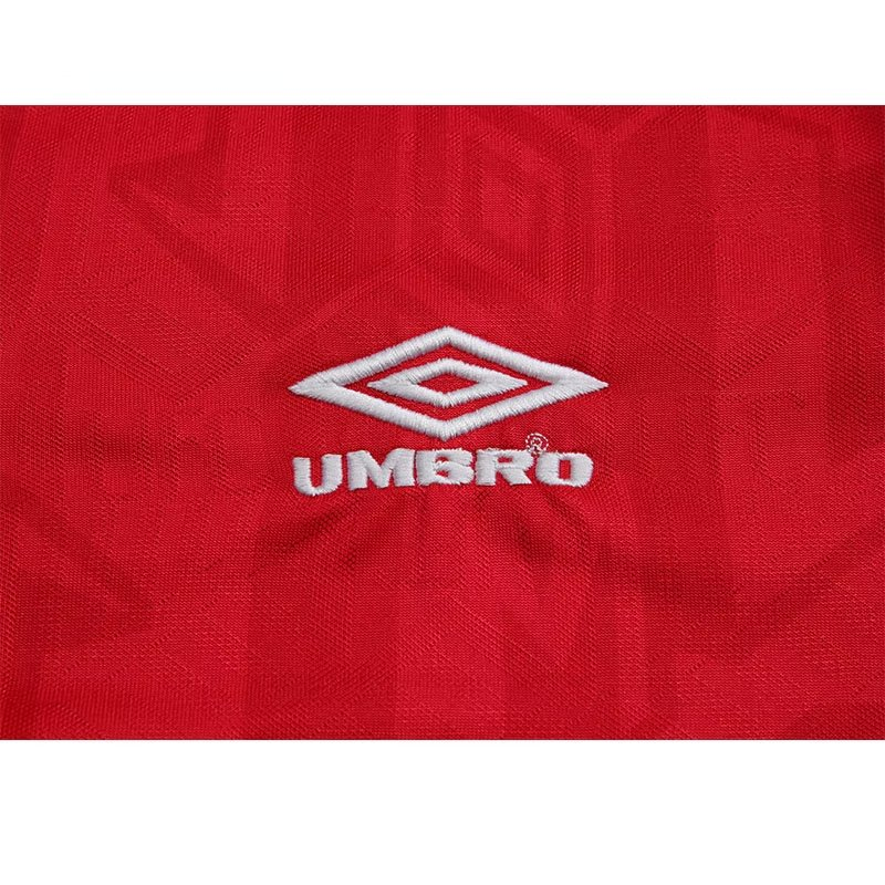 1992/1993 Manchester United Retro Home Long Sleeved Soccer Jersey