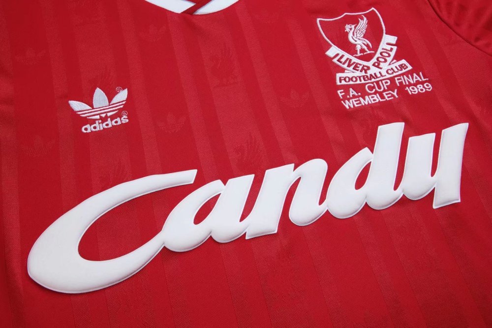 1988/1989 Liverpool Retro Home Soccer Jersey
