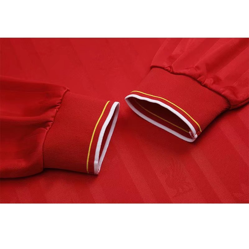 1985/1986 Liverpool Retro Home Long Sleeved Soccer Jersey