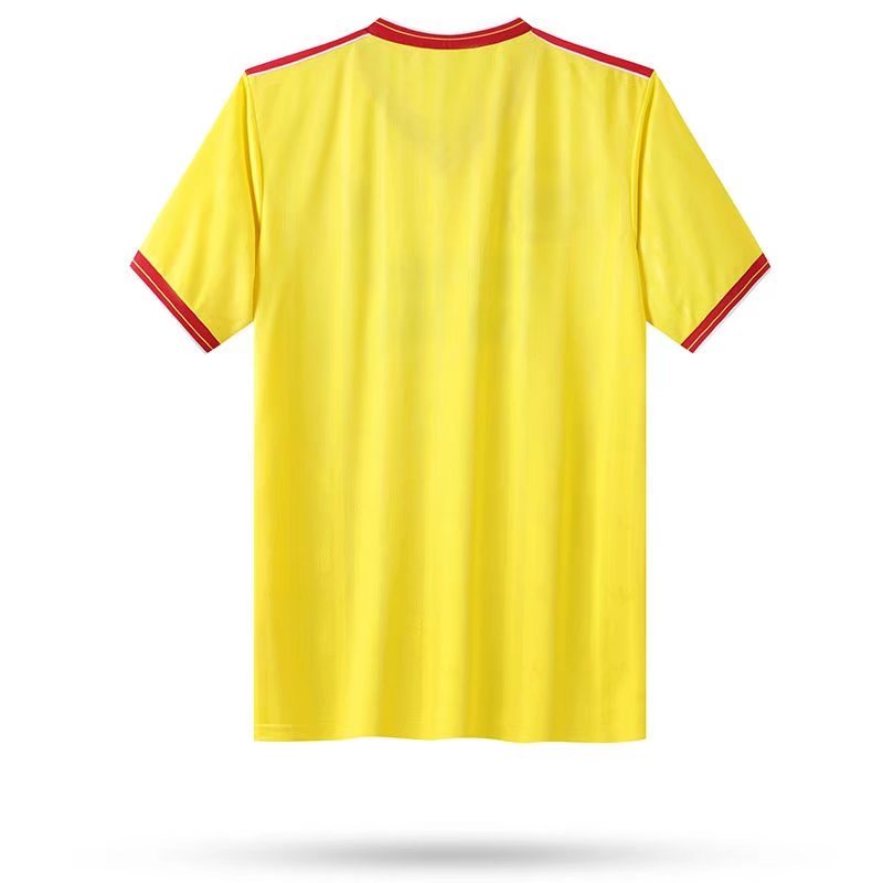 1985/1986 Liverpool Retro yellow Soccer Jersey