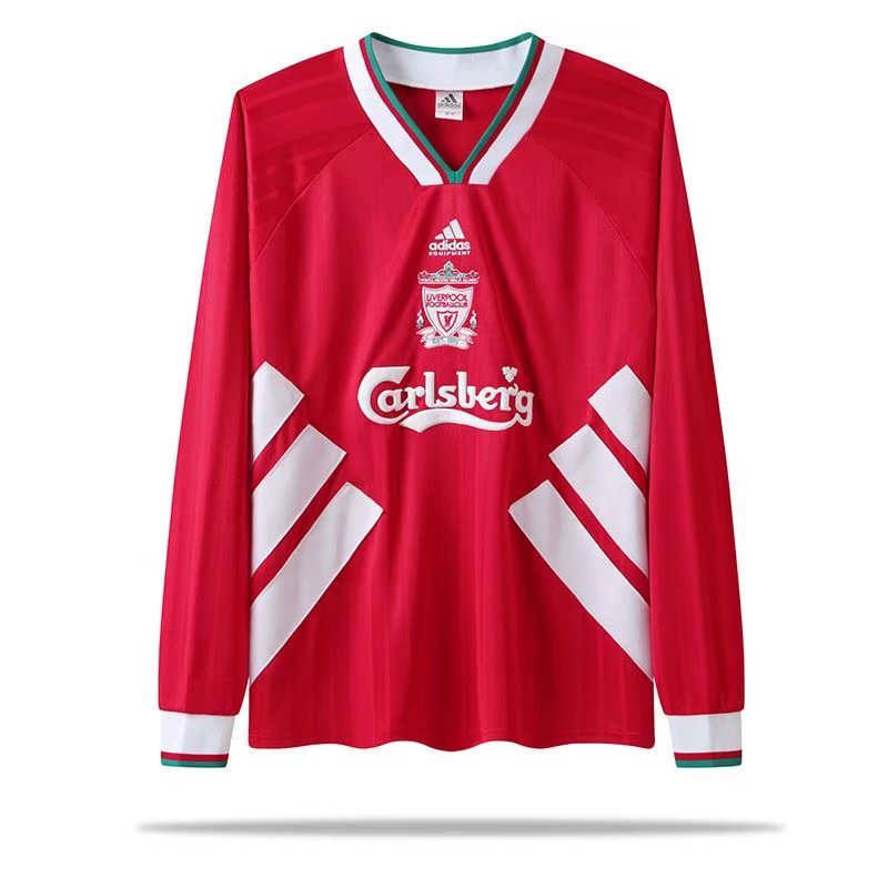 1993/1995 Liverpool Retro Home Soccer Jersey