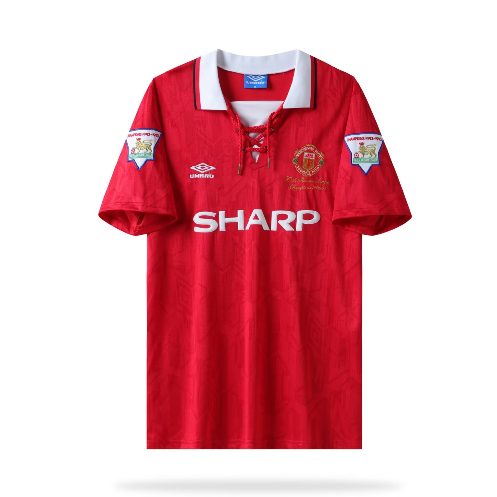 1992/1993 Manchester United Retro Home Soccer Jersey