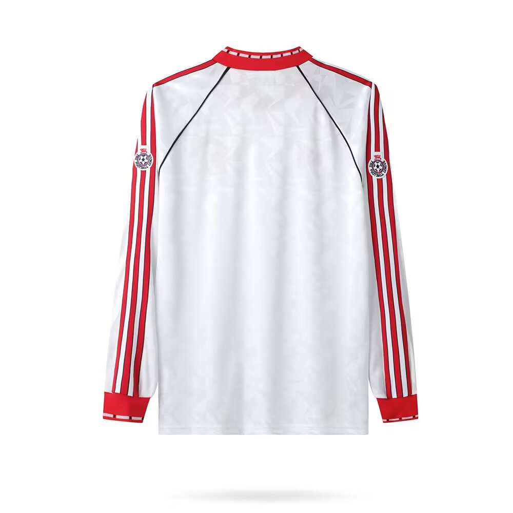 1991 Manchester United Retro Away Long Sleeved Soccer Jersey