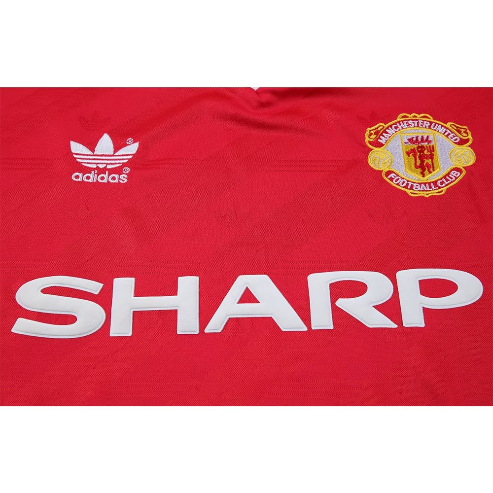 1986/1988 Manchester United Retro Home Soccer Jersey