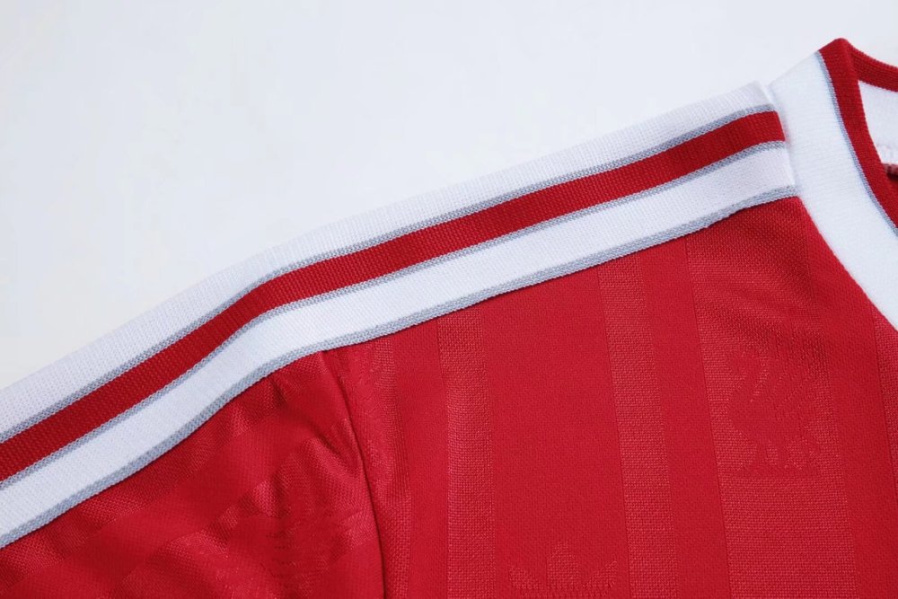 1988/1989 Liverpool Retro Home Soccer Jersey