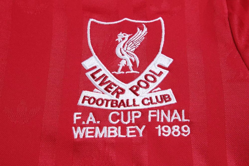 1988/1989 Liverpool Retro Home Soccer Jersey
