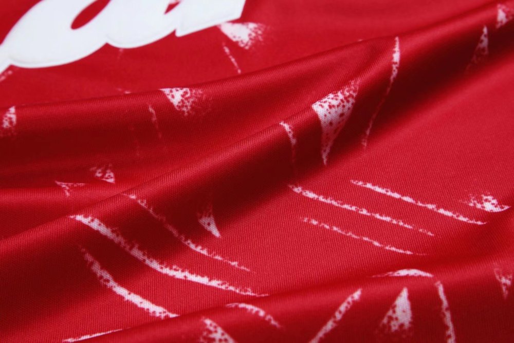 1990/1991 Liverpool Retro Home Long Sleeved Soccer Jersey