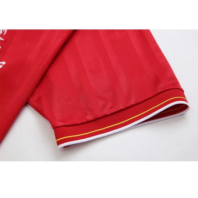 1985/1986 Liverpool Retro Home Soccer Jersey