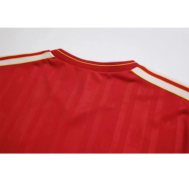 1985/1986 Liverpool Retro Home Long Sleeved Soccer Jersey