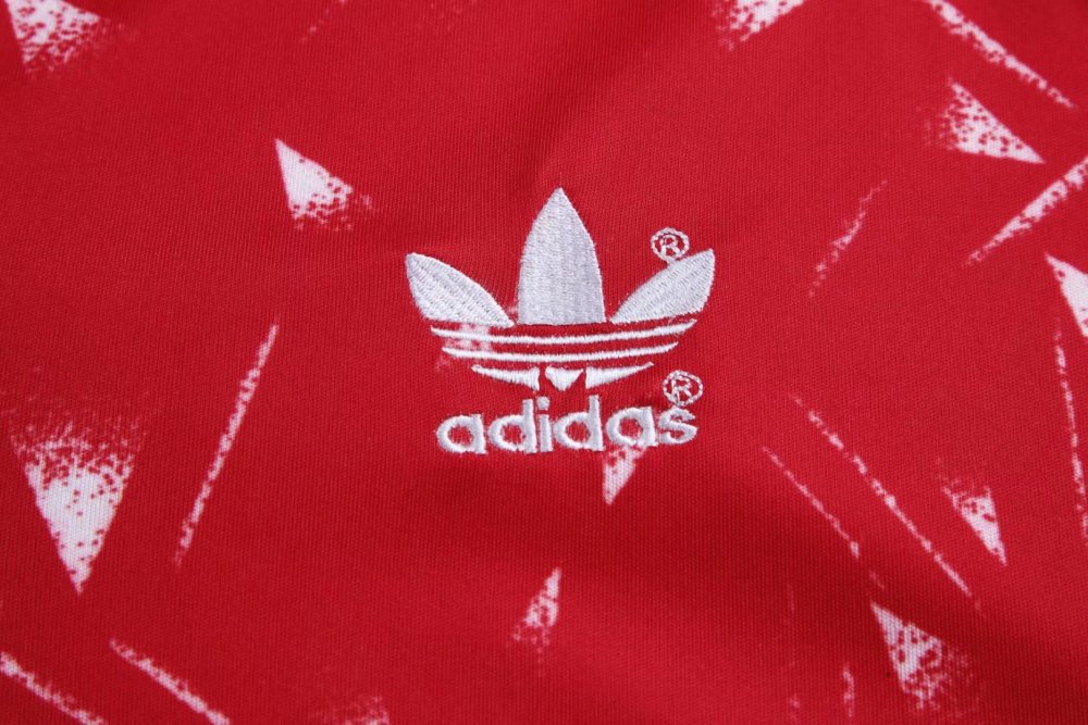 1990/1991 Liverpool Retro Home Soccer Jersey