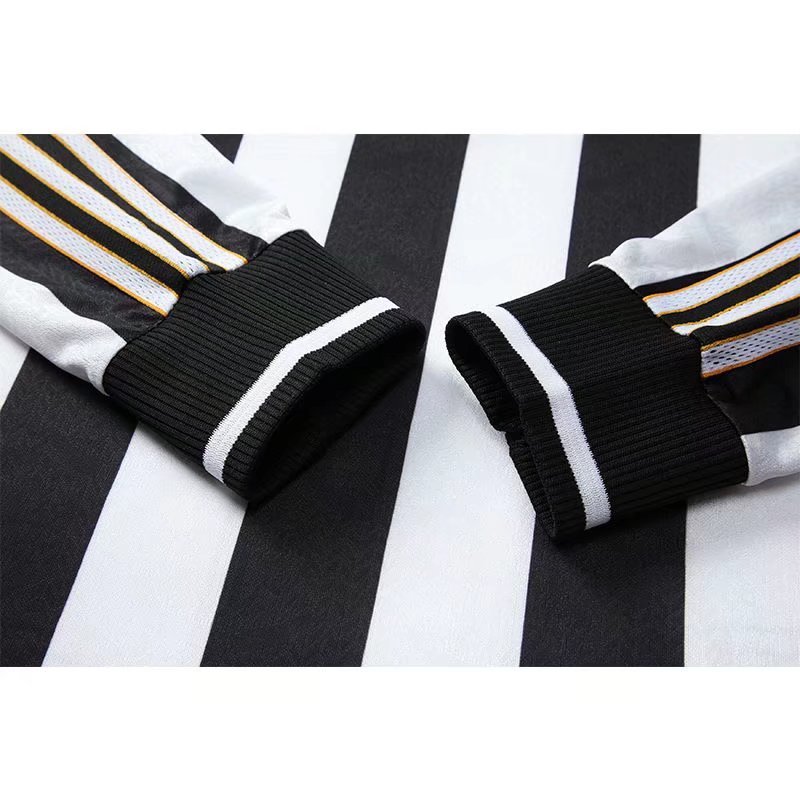 1997/1999 Newcastle United Jersey Retro Home Long Sleeved Soccer Jersey