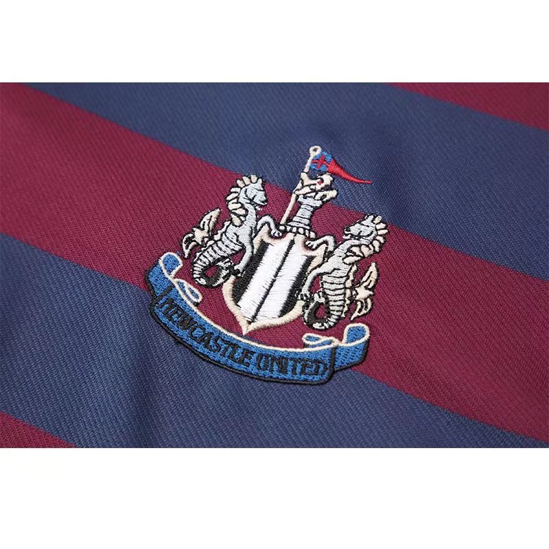 1995/1996 Newcastle United Retro Home Long Sleeved Soccer Jersey