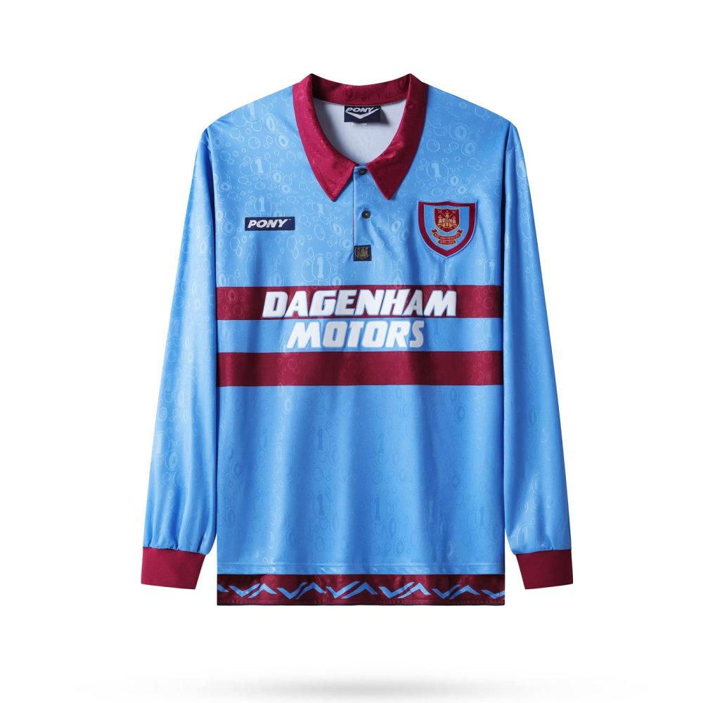 1995/1997 Newcastle United Retro Away Long Sleeved Soccer Jersey