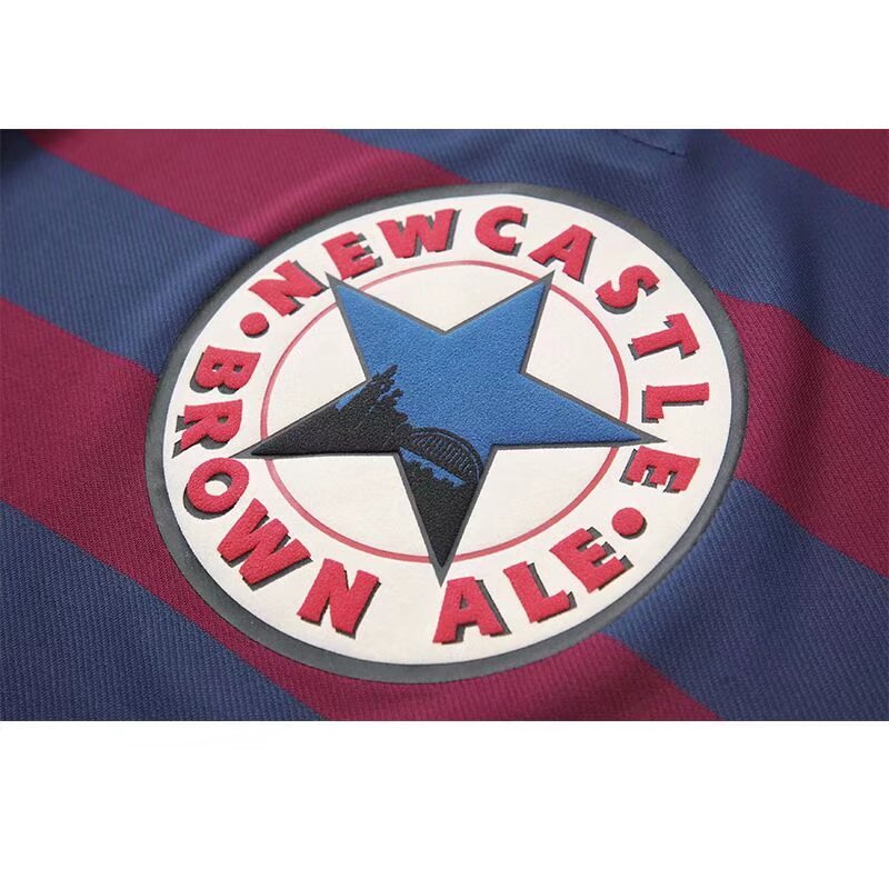 1995/1996 Newcastle United Retro Home Long Sleeved Soccer Jersey