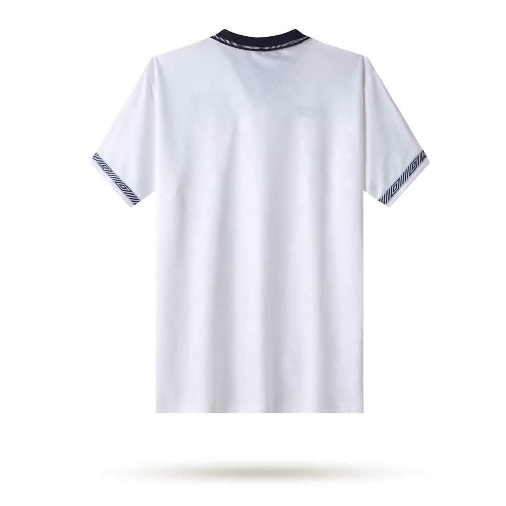 1990 England Retro Home Soccer Jersey