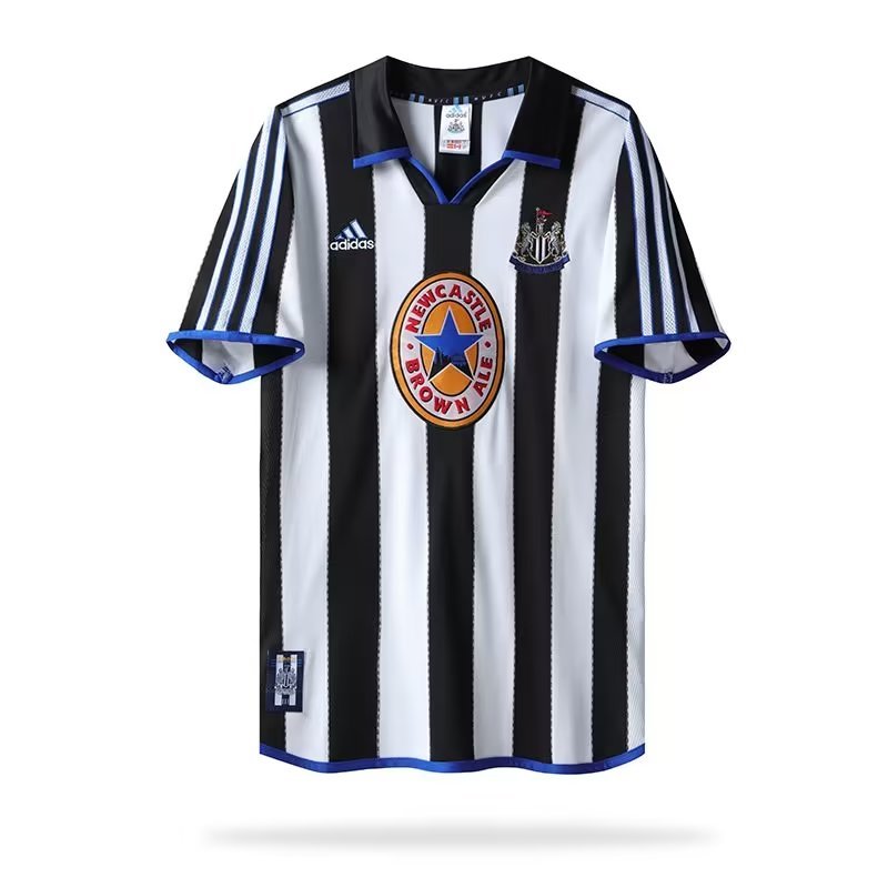 1999/2000 Newcastle United Retro Home Soccer Jersey