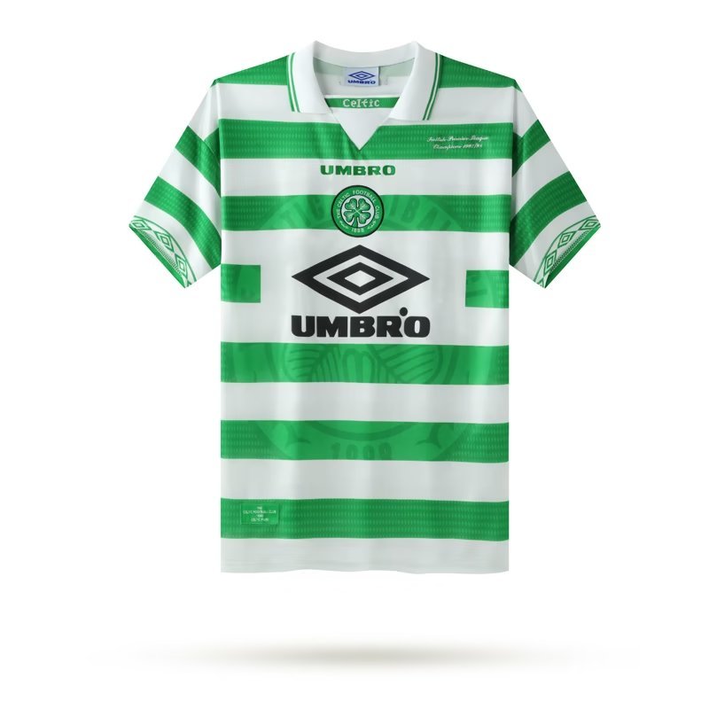 1998 Celtic Retro Home Soccer Jersey