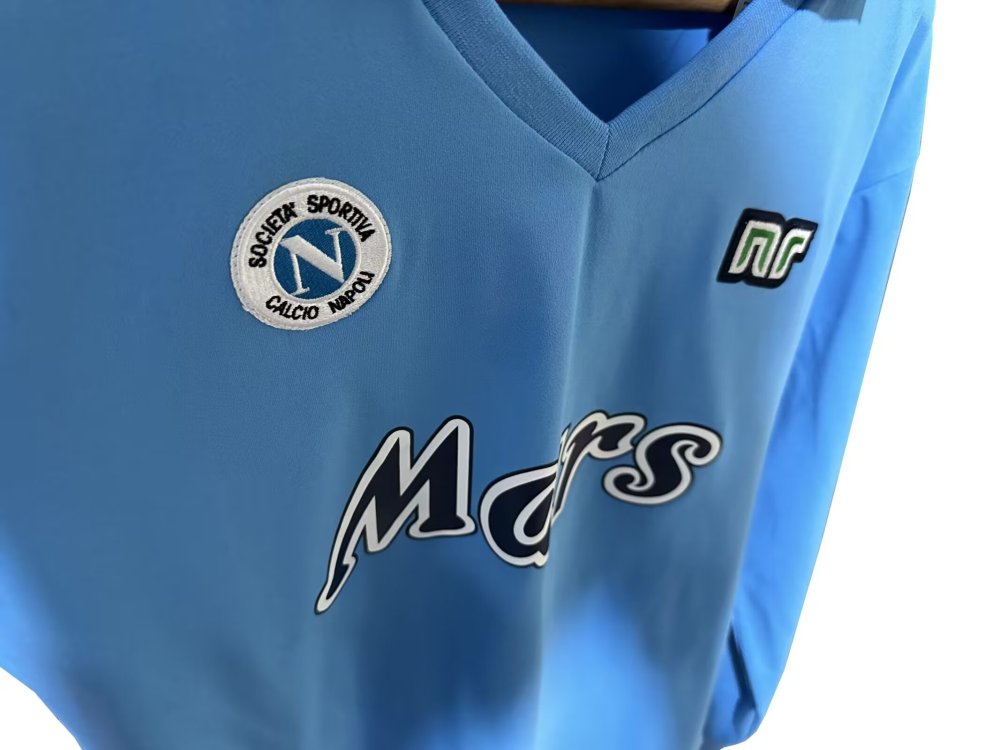 1988/1989 Napoli Retro Away Long Sleeved Soccer Jersey