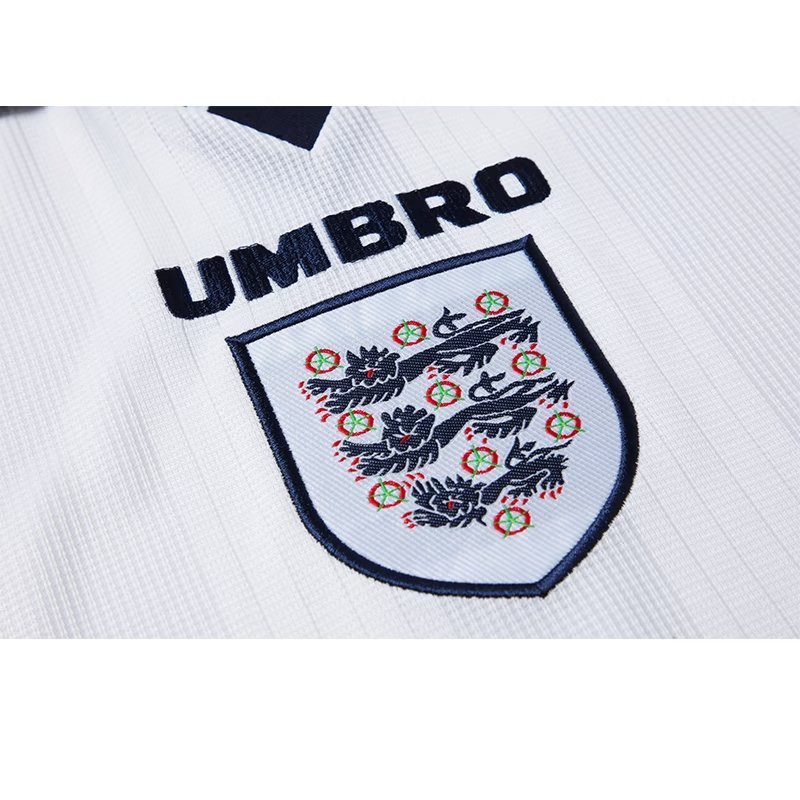 1996/1997 England Retro Home Soccer Jersey