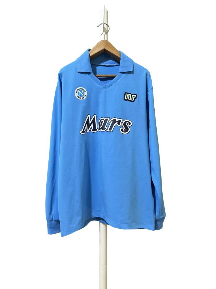 1988/1989 Napoli Retro Away Long Sleeved Soccer Jersey