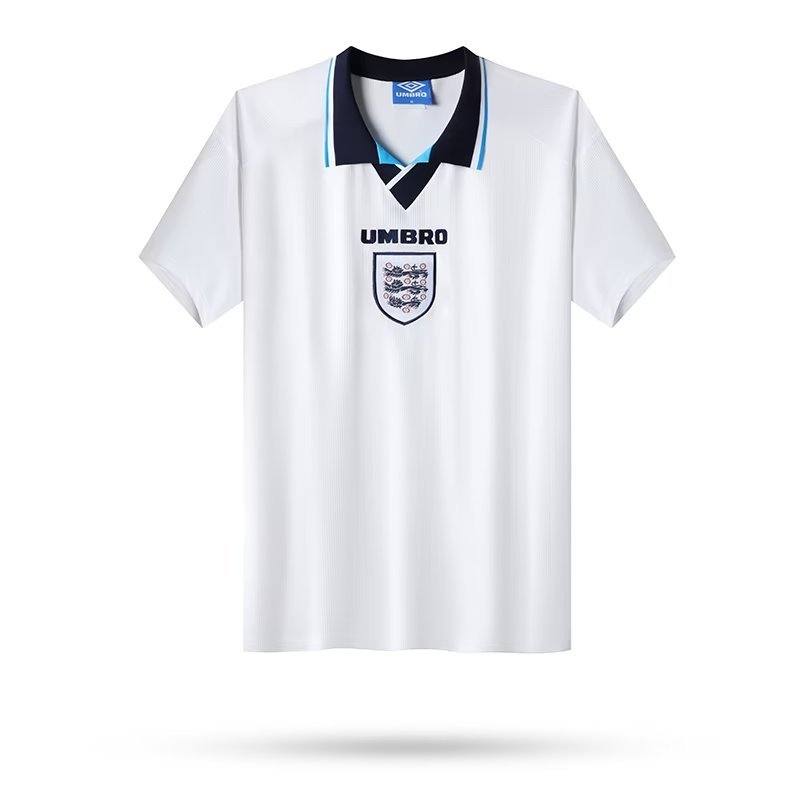 1996/1997 England Retro Home Soccer Jersey